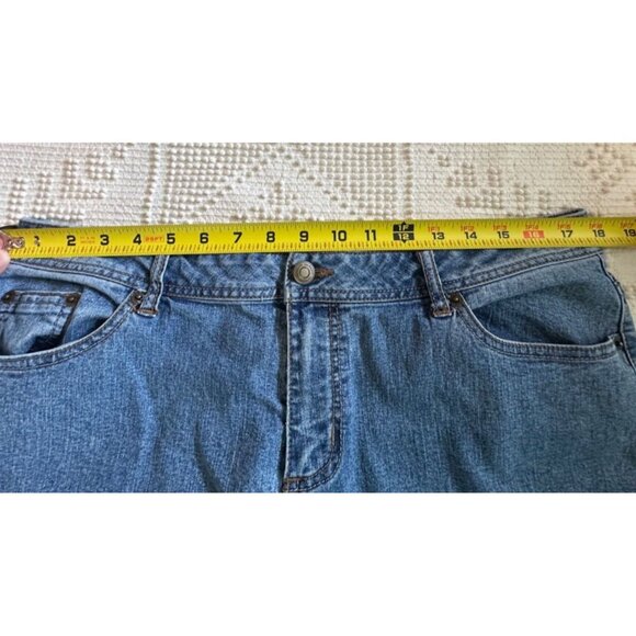Kim Rogers Womens Jeans Sz 16 Petite Blue Denim Boot Cut Casual Classic Stretch - Picture 9 of 11